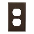 Ezgeneration 1 Gang Brown Receptacle Wall Plate EZ156335